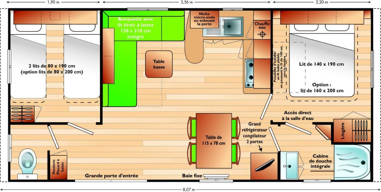 Camping Le Picard Tournieres Exteriér fotografie